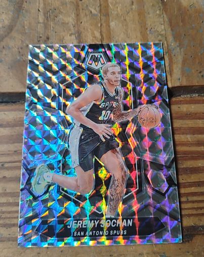 2023-24 Panini Mosaic #35 Jeremy Sochan — front