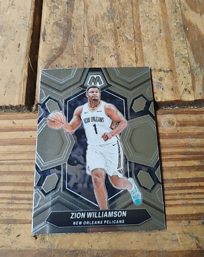 2023-24 Panini Mosaic #32 Zion Williamson — front