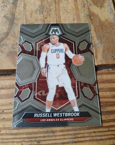 2023-24 Panini Mosaic #19 Russell Westbrook — front