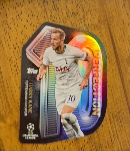 2022-23 Topps UEFA Club Competitions #P-4 Harry Kane Perfection Die Cut SP — front