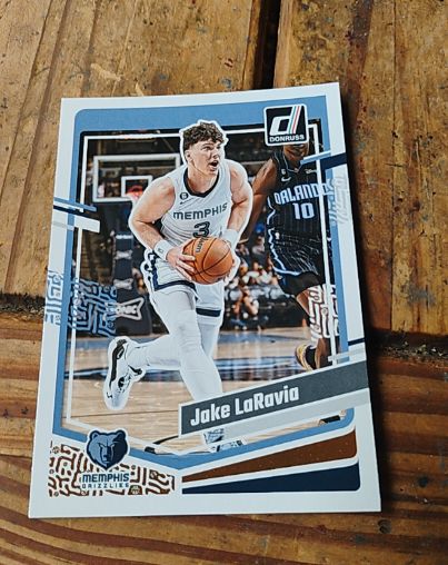 2023-24 Panini Donruss #22 Jake LaRavia Memphis Grizzlies — front