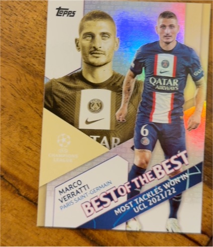 2022-23 Topps UEFA Club Competitions #BB-6 Marco Verratti — front