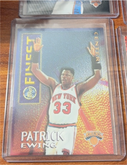 1995-96 Topps Finest #M16 Patrick Ewing — front