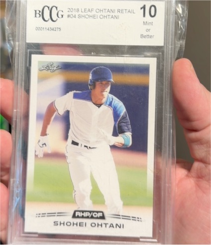 2018 Leaf Ohtani Retail #04 Shohei Ohtani — front