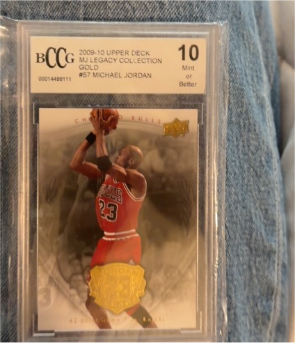 2009-10 Upper Deck MJ Legacy Collection Gold #57 Michael Jordan — front