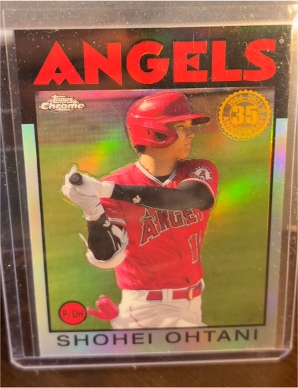 2021 Topps Chrome #86BC-9 Shohei Ohtani 1986 Retro 35th Anniversary — front