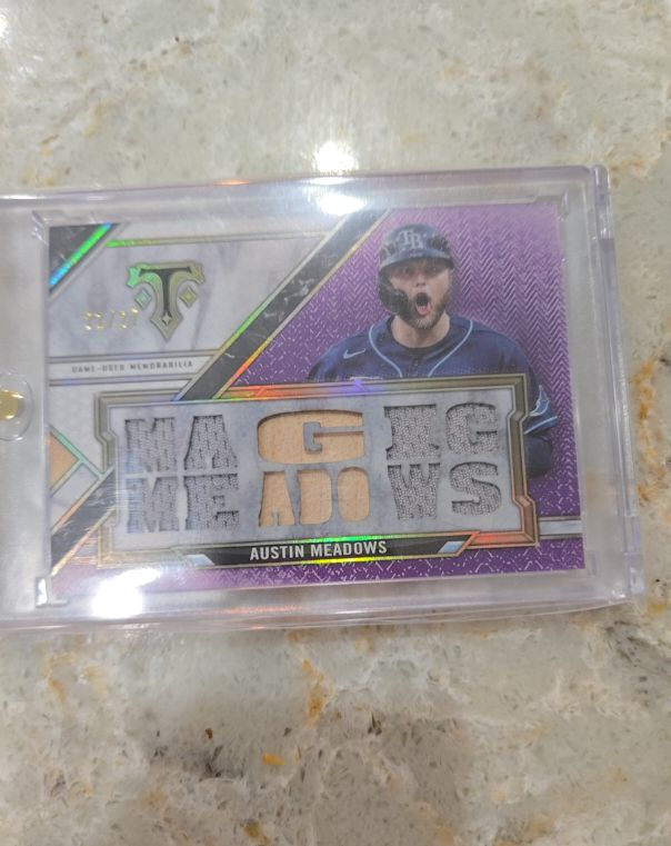 2021 Topps Triple Threads #TTR-AM Austin Meadows — front