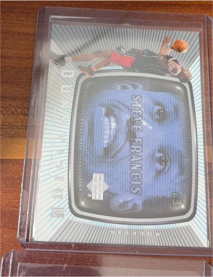 2002-03 Upper Deck #DV7 Steve Francis Dunkvision — front
