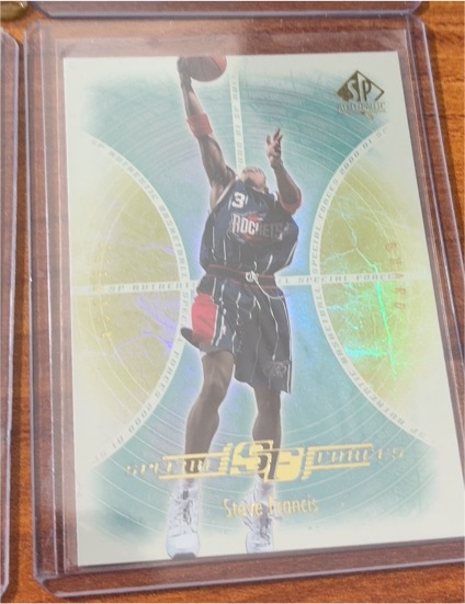 2000 Upper Deck SP Authentic SP Athletic #A5 Steve Francis — front
