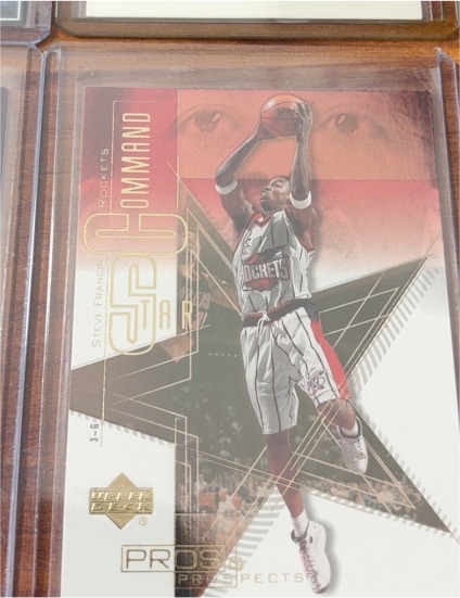 2000-01 Upper Deck Pros & Prospects Star Command #SC9 Steve Francis — front