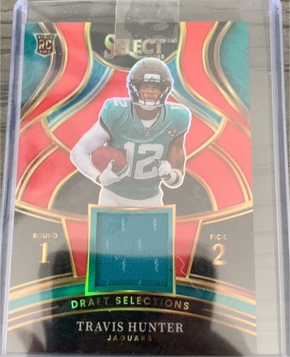 2025 Panini Select Draft Selections #DSM-THR Travis Hunter — front