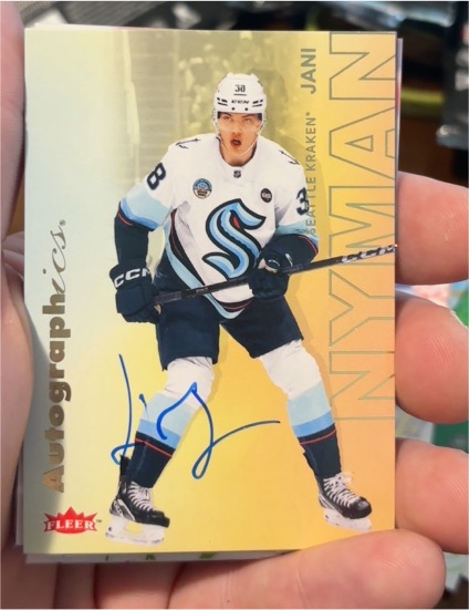 2025 Fleer Autographics Jani Nyman — front