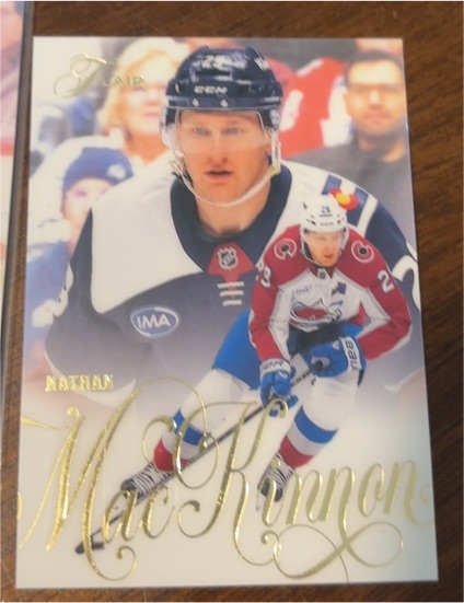 2025-26 Upper Deck Flair #28 Nathan MacKinnon — front