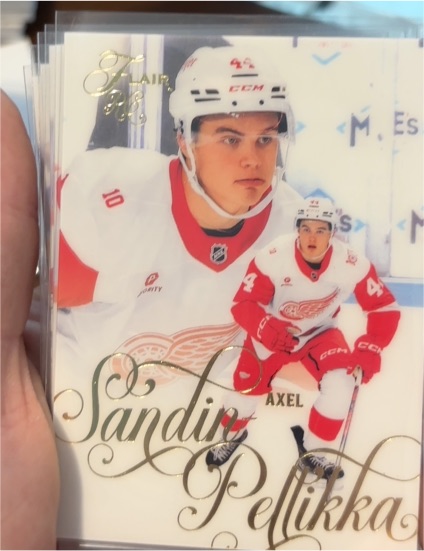 2025-26 Upper Deck Flair #200 Axel Sandin-Pellikka — front