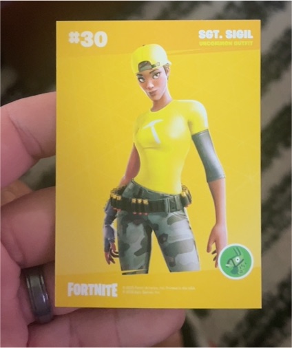 2020 Panini Fortnite Series 2 #30 Sgt. Sigil — front