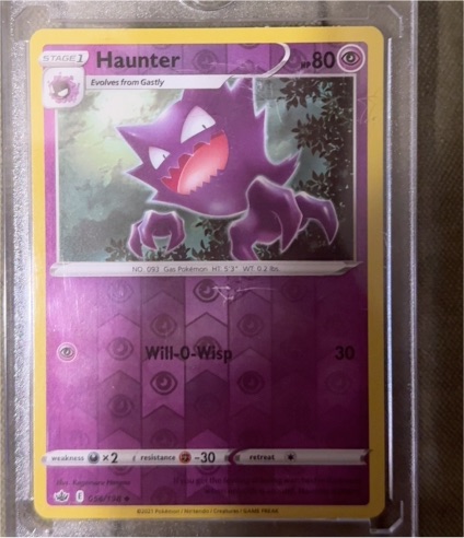 2021 Pokemon TCG Chilling Reign #56 Haunter — front