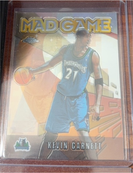 2001-02 Topps Chrome Mad Game #MG5 Kevin Garnett — front