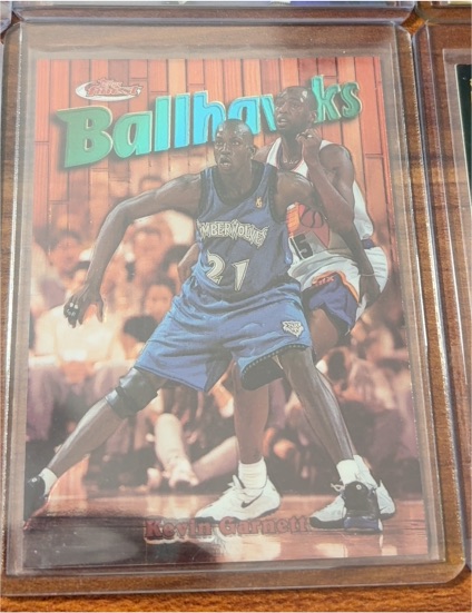 1997-98 Topps Finest #61 Kevin Garnett — front