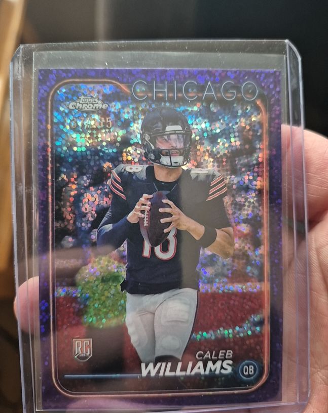 2024 Topps Chrome #202 Caleb Williams RC — front