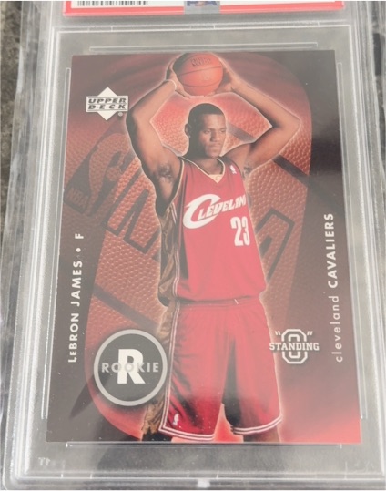 2003 Upper Deck Standing O #85 LeBron James — front