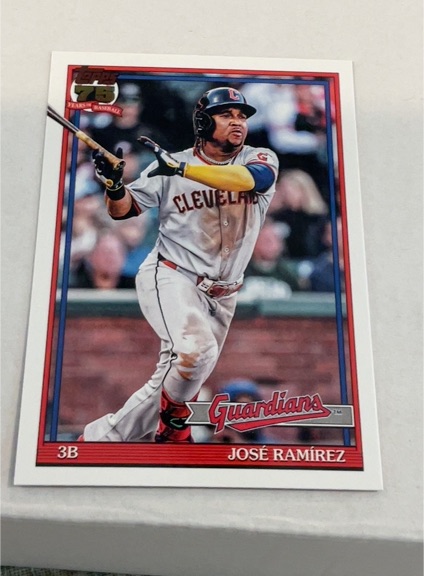 2026 Topps Series 1 #T91-69 Jose Ramirez — front