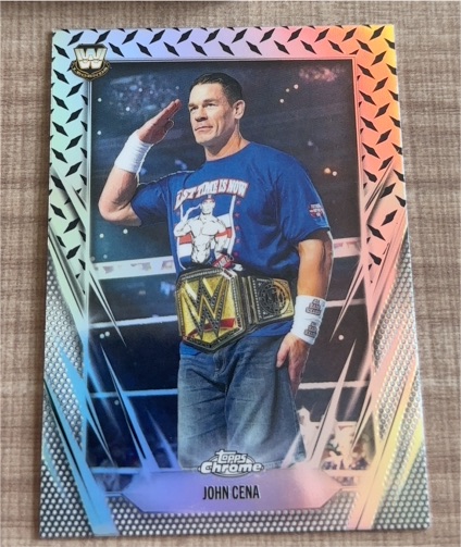 2026 Topps Chrome WWE #2 John Cena — front
