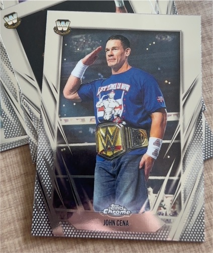 2026 Topps Chrome WWE #2 John Cena — front