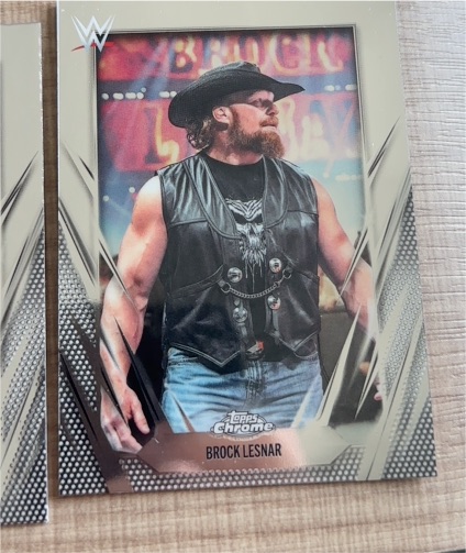 2026 Topps Chrome WWE #168 Brock Lesnar — front