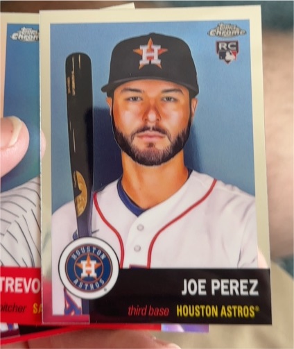 2022 Topps Chrome Platinum Anniversary #307 Joe Perez — front