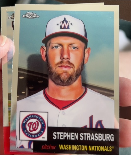 2022 Topps Chrome Platinum Anniversary #110 Stephen Strasburg — front