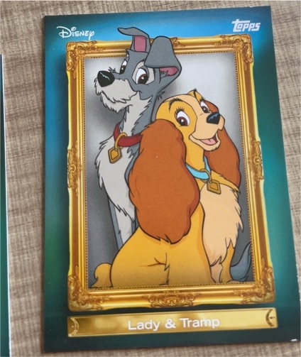 2026 Topps Disney Neon #FF-12 Lady & Tramp Family First — front