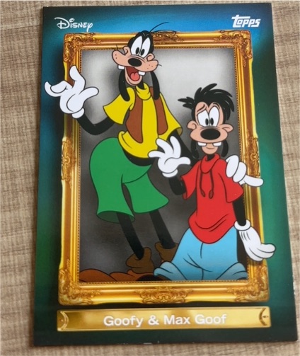 2026 Topps Disney Neon #FF-23 Goofy & Max Goof — front