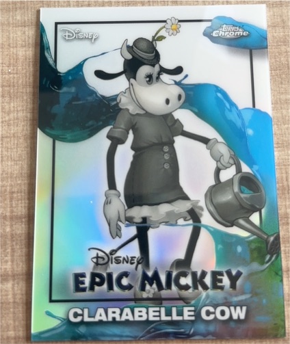 2026 Topps Chrome Disney Epic Mickey #EM-3 Clarabelle Cow — front