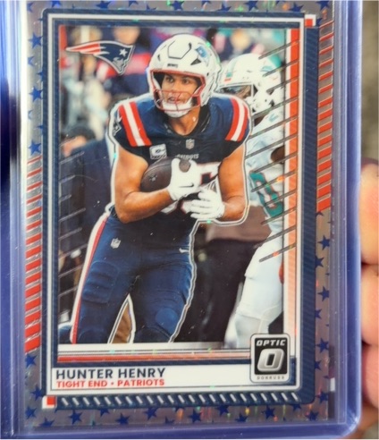 2025 Donruss Optic #54 Hunter Henry — front