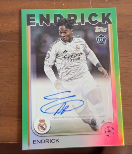 2024-25 Topps UEFA Club Competitions #100 Endrick — front