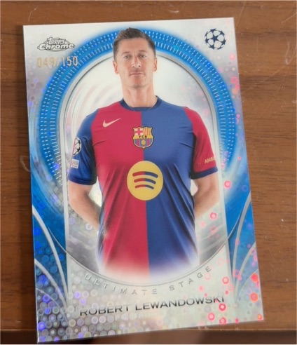 2024-25 Topps Chrome UEFA Ultimate Stage #USC-19 Robert Lewandowski — front