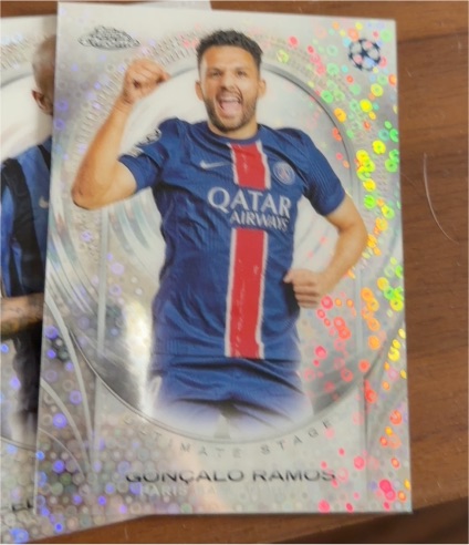 2024-25 Topps UEFA Club Competitions Ultimate Stage Chrome #USC-37 Goncalo Ramos — front