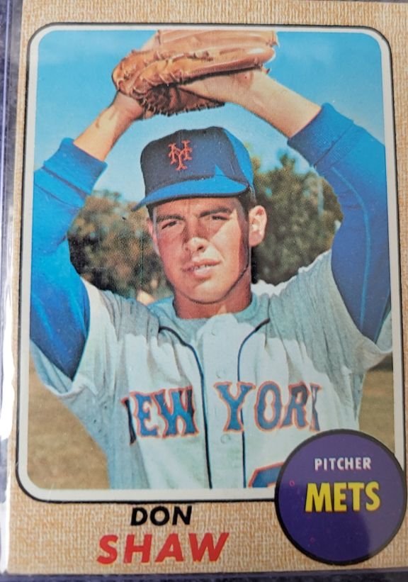 1968 Topps #521 Don Shaw — front