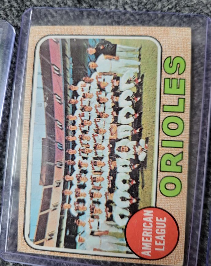 1968 Topps #334 Baltimore Orioles Team — front
