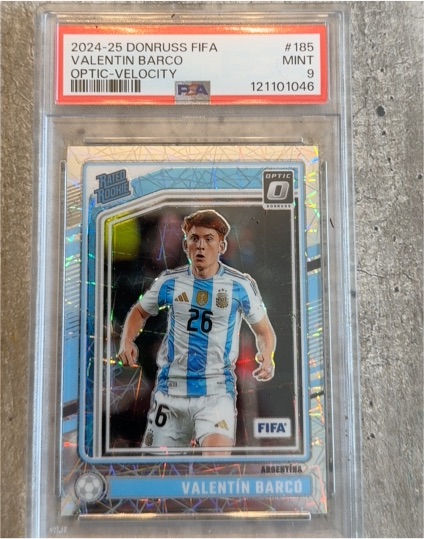 2024-25 Panini Donruss FIFA Optic #185 Valentin Barco — front