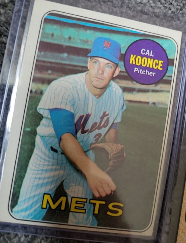 1969 Topps #303 Cal Koonce New York Mets — front