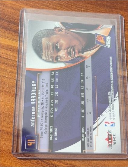 2000-01 Fleer E-X #69 Anfernee Hardaway — front