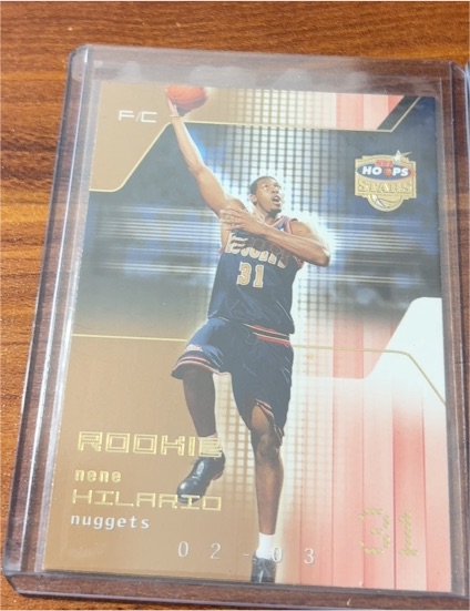 2002-03 Hoops Stars #31 Nene Hilario Rookie — front
