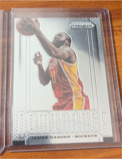 2013-14 Panini Prizm Dominance #5 James Harden — front