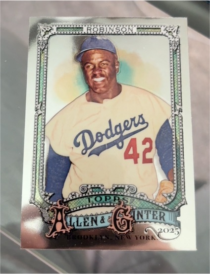 2025 Topps Allen & Ginter #31 Jackie Robinson — front