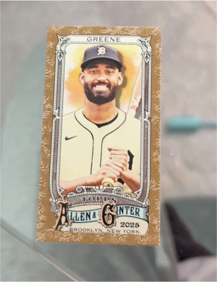 2025 Topps Allen & Ginter #136 Riley Greene — front