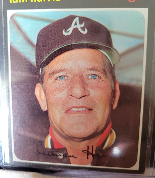 1971 Topps #346 Lum Harris — front