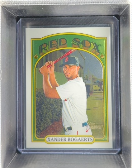 2021 Topps Heritage High Number #700 Xander Bogaerts — front