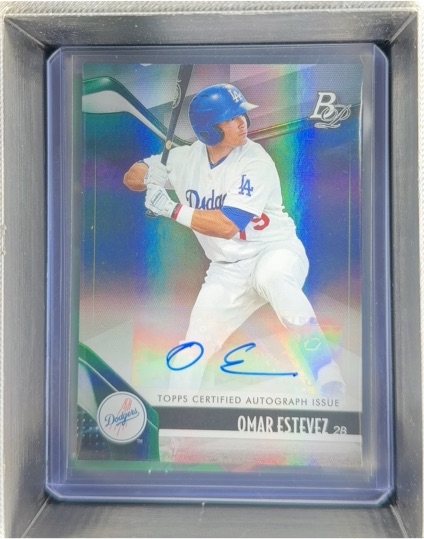 2021 Bowman Platinum #TOP-51 Omar Estevez — front