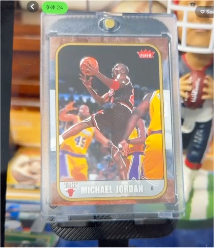 2007-08 Fleer #6 Michael Jordan — front